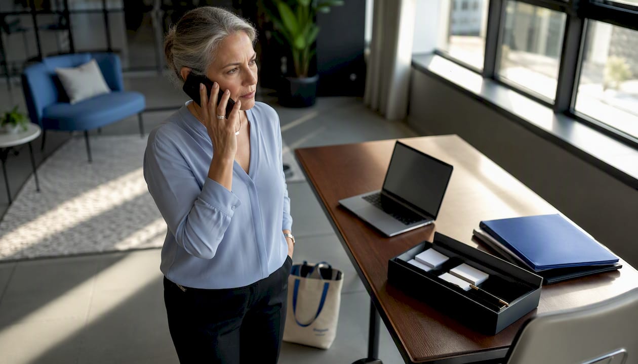 Employer conducting employment reference check